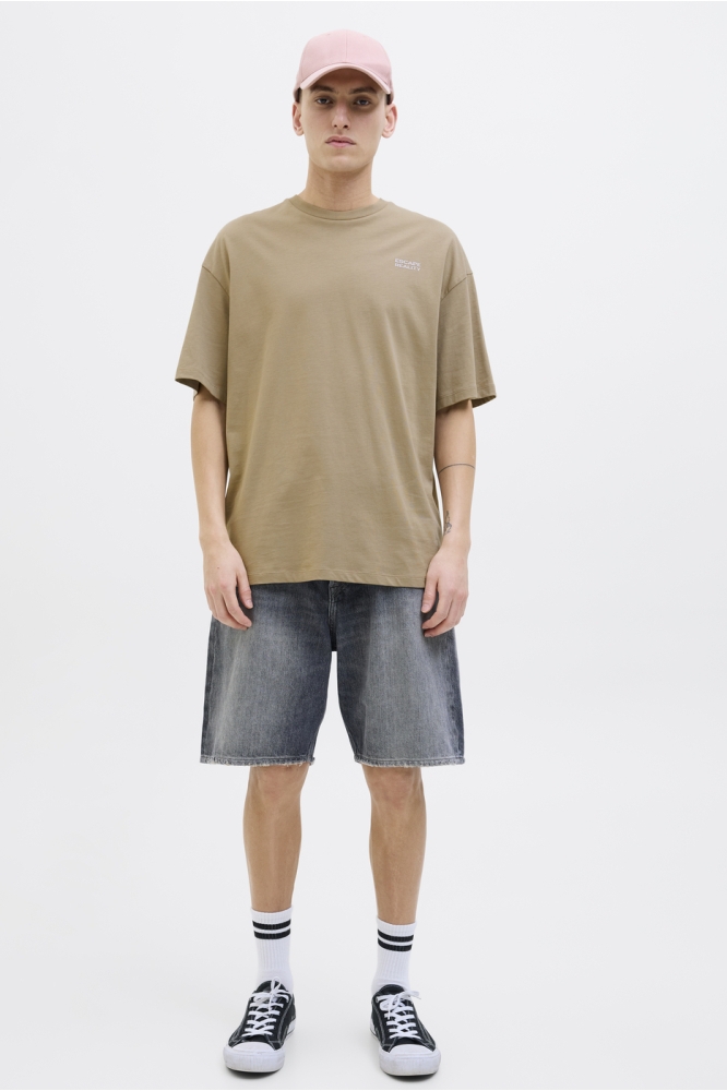 JJEAMES TEE SS CREW NECK 12268471 CORIANDER